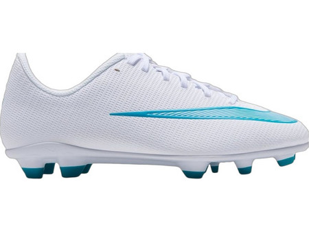 Nike Mercurial FG IO1487-102 Παιδικά Ποδοσφαιρικά Παπούτσια με Τάπες Λευκά Γαλάζια