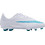 Nike Mercurial FG IO1487-102 Παιδικά Ποδοσφαιρικά Παπούτσια με Τάπες Λευκά Γαλάζια