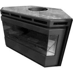 Thermozel T874-M Ενεργειακό Τζάκι Κασέτα Αερόθερμο Ξύλου Πρισματικό 14kW