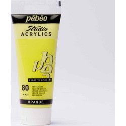 Pebeo Studio Acrylics 80 Yellow Green Ακρυλικό Χρώμα Ζωγραφικής 100ml