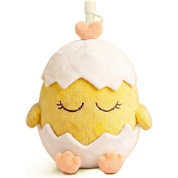 Asobu Fuzzie Egg Παιδικό Παγούρι Θερμός Ανοξείδωτο BPA Free με Καλαμάκι Κίτρινο 360ml
