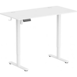 Serioux Gaming Γραφείο Ξύλινο Ρυθμιζόμενο Ύψος 120x60x118cm SRXO-ASCEND-WHS