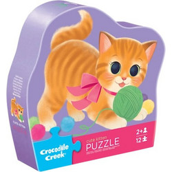 Παιδικό Puzzle Crocodile Creek Cute Kitten 12 Κομμάτια