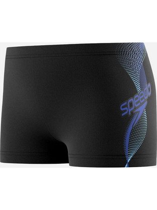 Speedo Αθλητικό Ανδρικό Μαγιό Boxer με Σχέδια Μαύρο 004287002M