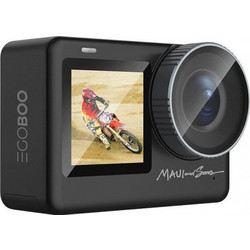 EGOBOO Maui And Sons Eye Pro Action Camera Υποβρύχια με WiFi και Οθόνη 1.33" Μαύρη