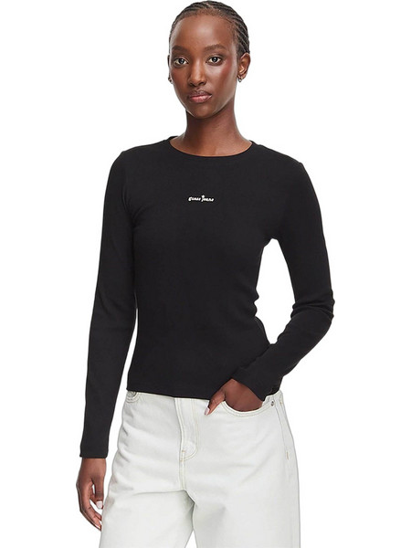 Guess Γυναικείο Top Μαύρο W6YP14K3821