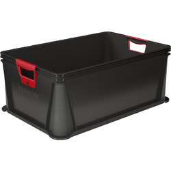 Κουτί Αποθήκευσης Keeeper Luis Γραφίτης 45lt 59x39x23, 5υψ 2500401