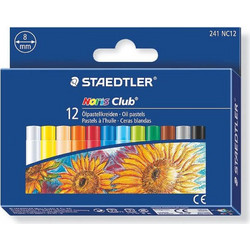 Λαδοπαστέλ Staedtler Noris Oil Pastel 241 - 8mm - 12 χρώματα STAE241NC12