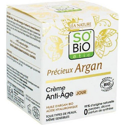 So' Bio Etic Κρέμα Ημέρας με Αργκάν & Υαλουρονικό Οξύ 50ml