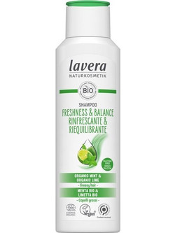 Lavera Lemon & Mint Balance Φυτικό Σαμπουάν για Επανόρθωση για Λιπαρά Μαλλιά 250ml