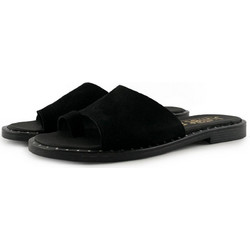 Geox D. Flat Juliet Γυναικεία Σανδάλια Μαύρα