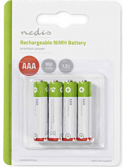 Nedis Rechargeable AAA 950mAh 4τμχ