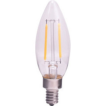 Lutec Λαμπτήρας E12 LED Filament 2W 2700K Τάση Λειτουργίας 0-7 Volt Για Ηλιακό Φωτιστικό Κολόνα London 9700357000