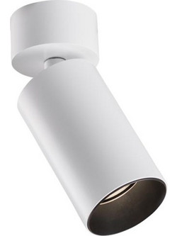 LEDS C4 Leds-C4 ATOM Surface White | Σποτ Οροφής Επιφανείας LED για Σαλόνι & Επαγγελματικούς Χώρους (15-A065-14-TS)