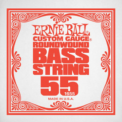 Ernie Ball 1655 Χορδή Ηλεκτρικού Μπάσου Nickel Plated Steel 55"