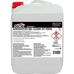 Clean+ By Feral Αντισηπτικό Gel Χεριών 10lt