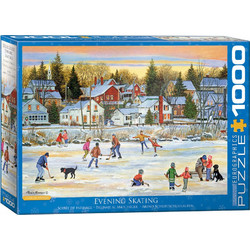 Puzzle Eurographics Evening Skating by Bourque Patricia 1000 Κομμάτια