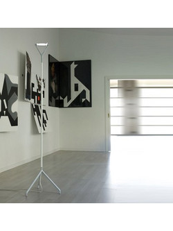 LUCEPLAN Luceplan Φωτιστικό Δαπέδου με Ρυθμιζόμενο Ύψος & Dimmer - Μαύρο ή Αλουμινίου (1D15=1ND0020)