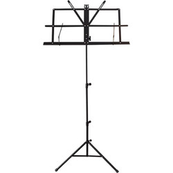 AUDIO MASTER MS1 Ρυθμιζόμενο Μεταλλικό Αναλόγιο Μουσικών Με Θήκη