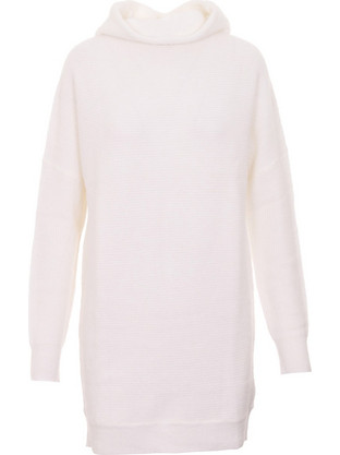 NA-KD Sculptured Rib Knit Mini Καθημερινό Φόρεμα Μπεζ 1018-005303