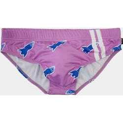 Space Rocket Swim Brief Pink