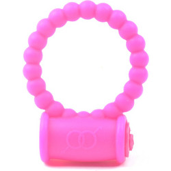 Vibrating Cock Ring 3cm Ελαστικό Δαχτυλίδι Πέους Σιλικόνης με Δόνηση Ροζ