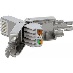Delock RJ45 plug Cat6 STP Τoolfree (12408)