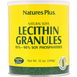Nature's Plus Lecithin Granules Συμπλήρωμα Διατροφής με Λεκιθίνη 1200mg 340gr