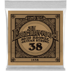 Ernie Ball 1438 Earthwood Χορδή Ακουστικής Κιθάρας 80/20 Bronze 38"