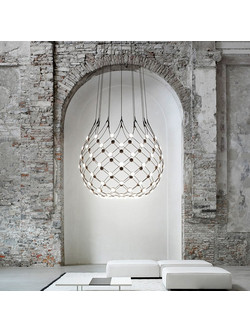 Luceplan Mesh Κρεμαστό Φωτιστικό Οροφής Πολύφωτο LED 1D86KW081001+1D860/100000