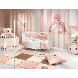 Saint Clair Teddy Σετ Κούνιας Rose 6τμχ