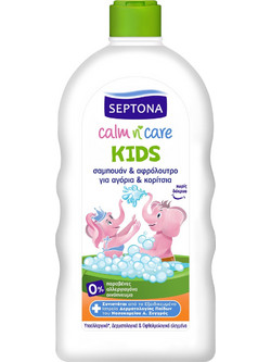 Septona Calm n' Care Kids Παιδικό Σαμπουάν & Αφρόλουτρο 750ml