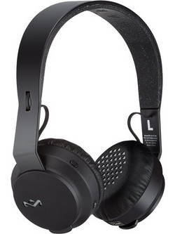 The House Of Marley Rebel Ασύρματα Bluetooth Ακουστικά On Ear Μαύρα
