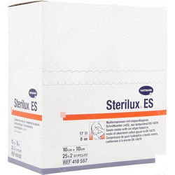 Hartmann Sterilux ES Αποστειρωμένες Γάζες 10x10cm 2x25τμχ
