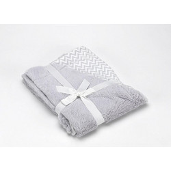 Morven Pompon F72 Κουβέρτα Αγκαλιάς Fleece 80x110 Γκρι