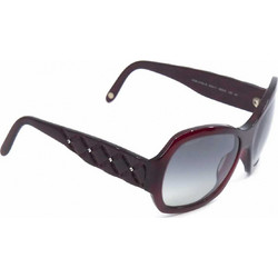 Versace VE 4154B 815/11 Γυναικεία Γυαλιά Ηλίου Oversized Κοκάλινα Κόκκινα με Μαύρο Polarized Φακό