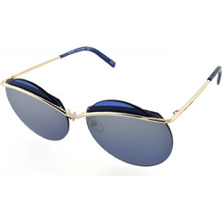 Marc Jacobs MARC 102/S 3YG/J3 Γυαλιά Ηλίου Στρογγυλά Μεταλλικά Χρυσά με Μπλε Degradee Φακό
