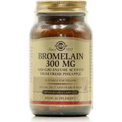 Solgar Bromelain 300mg 60 Κάψουλες