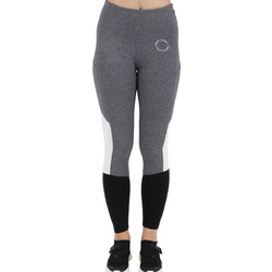 DKNY Circle Logo Colorblock Γυναικείο Κολάν Μακρύ Ψηλόμεσο Γκρι DP9P1921-B4R