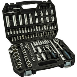 Bormann - Σετ Κασετίνα με καρυδάκια 1/4'' & 1/2'' 110τμχ. BHT51800 028239