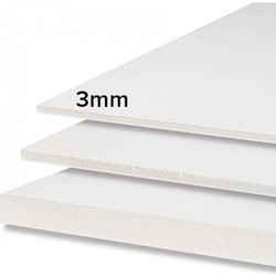 ΜΑΚΕΤΟΧΑΡΤΟ 3MM ΛΕΥΚΟ 70Χ100CM