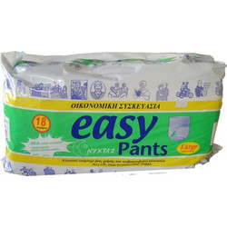 Easy Pants Large Πάνες Βρακάκι Ακράτειας 18τμχ