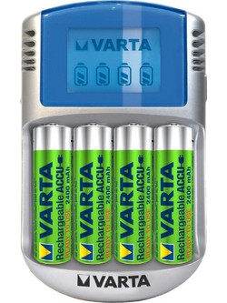 Varta LCD Charger + 4xAA 2500mAh White