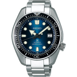 Seiko Prospex Ανδρικό Ρολόι Αυτόματο με Μπλε Ασημί Μεταλλικό Μπρασελέ SPB083J1