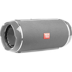 T&G TG-116 Αδιάβροχο Ηχείο Bluetooth 5W με Ραδιόφωνο Ασημί