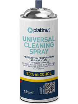 PLATINET SPRAY ΚΑΘΑΡΙΣΜΟΥ 70% SURFACE 125 ML