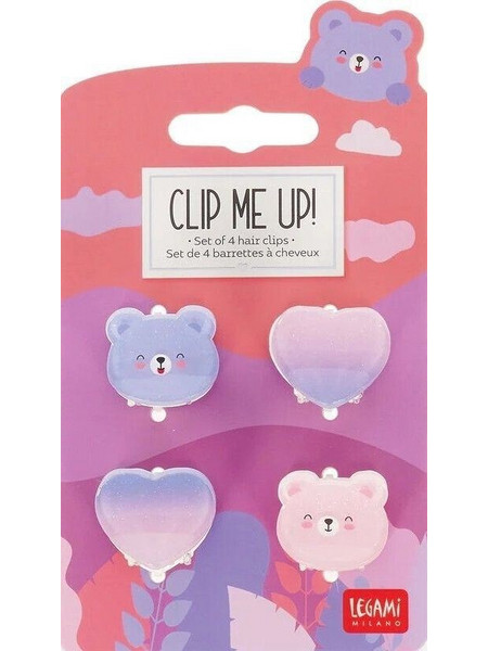 Legami Κοκαλάκια Click Up Teddy Bear 4τμχ (HCL0003)