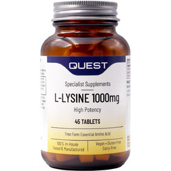 Quest L-Lysine 1000mg 45 Ταμπλέτες
