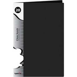 Ντοσιέ Σουπλ Typotrust A3 Με 20 Διαφάνειες Black FP10320-01