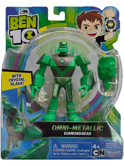 Giochi Preziosi Ben 10 Omni Metallic Overfow 2 Σχεδια Φιγούρα Δράσης για 4+ Ετών 11cm